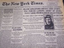 1930 JUNE 26 NEW YORK TIMES - MAJOR KINGSFORD-SMITH'S OWN STORY - NT 4936 picture
