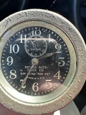 Antique Keyless Auto Clock. Made In USA. Philadelphia 1915 PD picture