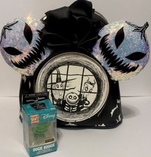 Danielle Nicole Nightmare Before Christmas Lock Shock Barrel Mini Backpack Bundl picture