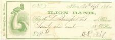 Check issued to E. Remington & Sons - Autographed Check - Autographs of Famous P picture
