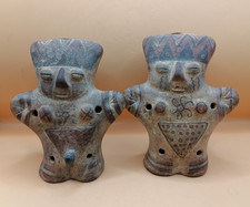 Cuchimilcos Couple, Ceramic, Chancay Culture, Huaral, Handmade Ocarinas picture