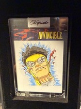 INVINCIBLE KEEPSAKE EDITION 1/1 SKETCH CARD. Signed By Artist Ava Coordt  01/01 picture