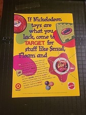 Nickelodeon Gak Splat Slime Print Ad 1995 8x11 Great To Frame picture