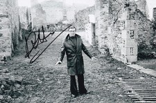 Robert Hebras Signed Autograph 4x6 Photo Oradour-sur-Glane Massacre Survivor picture