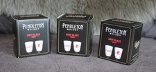 Set of 3 New Pendleton Whisky Shot Glasses Come in original boxes picture