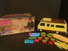 Vintage EXTREMELY RATE Montgomery Ward 30 Piece Family Camper Set In Box picture