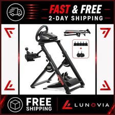 GTPLAYER Sim Racing Wheel Stand Cockpit for Logitech G29 G920 G923 Black picture