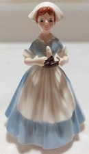 VTG Lefton #2739 1950's Nurse Florence Nightingale Ceramic Figurine MCM picture