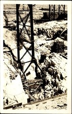 RPPC real photo ~ construction site Bridge? ~ location unknown picture
