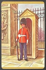 British King's Guard Vintage Single Swap Playing Card picture