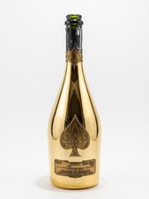Armand de Brignac Ace of Spades Gold Champagne Empty Bottle 750ml Display Bar picture