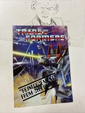 TRANSFORMERS 1984 Brochure Advertising Pamphlet 