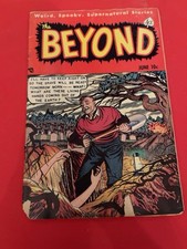 The Beyond #12 (1952) Ace Comics Pre-Code Horror Graveyard Cover picture