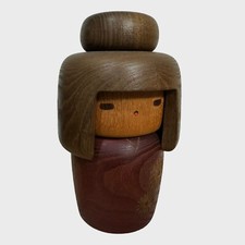 Japanese Kokeshi Vintage Doll “The Language Of Flowers”by Master Yamanaka Sanpei picture