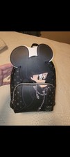 Rare Loungefly Kingdom Hearts Hooded Mickey Gamestop Exclusive Mini Backpack picture
