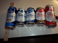 5 Recent GRAIN BELT BEER CANS #2 Schell Brewing New Ulm Minnesota Mn EMPTY Bar picture