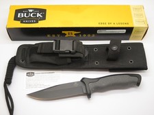 2018 Buck 655 655GRS Gray Short Nighthawk Fixed Blade Tactical Hunting Knife picture
