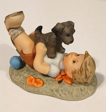 Goebel Studio Hummel Pals BH 4 Boy w/ Dog Porcelain Figurine 4