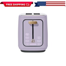 Beautiful 2-Slice Toaster Touchscreen Display Lavender Icing 900W picture