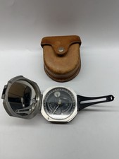 Vintage D.W. Brunton Pocket Transit Compass Wm Ainsworth & Sons Denver W/Case picture