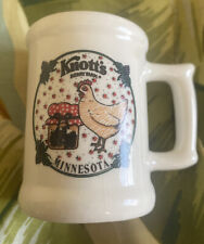 Vintage KNOTT'S BERRY FARM Minnesota Shot Glass Style Mug Camp Snoopy Hen picture