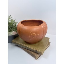 Vintage McCoy Pottery Terracotta Brown Planter picture