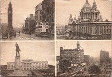 Multiview Scenes In Belfast Ireland Postcard D24 picture