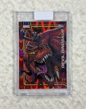 2026 Topps Chrome Marvel #110 Devil Dinosaur Red Raywave Refractor  SP  5/5 picture
