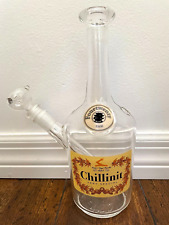 10” Premium Glass Water Pipe Hennessy Bottle Spoof 14mm picture