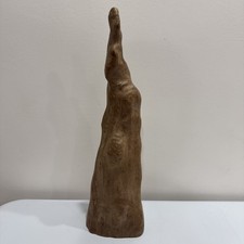 Large Natural Old Cypress Knee Wood Sculpture 15.5” Tall picture