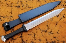 27” Modern Gladiator Sword Double Edge High Quality Futuristic 5mm Thick Sharp picture
