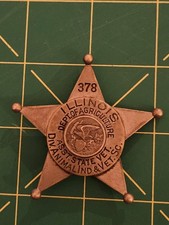 1930s Illinois Asst Vet Badge Agriculture Animal Industry Veterinary Services  picture