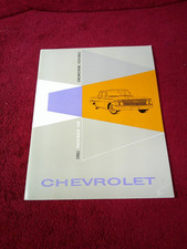 ORIGINAL 1961 CHEVROLET ENGINEERING FEATURES BOOK IMPALA CORVETTE CORVAIR picture