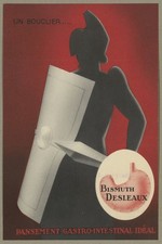 🛡️ Bismuth Desleaux Vintage Ad Poster - 24x36” - Premium Matte Paper picture