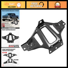HECASA Front Bumper Bracket Compatible with 2016-2019 Chevy Chevrolet Silverado picture