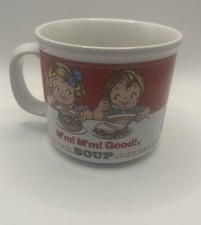 Vintage 1989 Campbell's Soup Mm Mm Good Soup 14oz Cup Bowl Coffee Mug Westwood picture