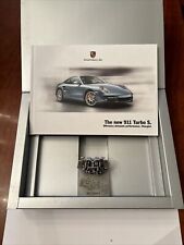 2010 Porsche 911  Turbo S Gift Box With Model Engine And Hardcover Brochure picture