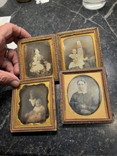 1/6 plate daguerreotypes Family From North Carolina Estate.    You Get The Group picture