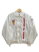 Vintage Moslah Temple Shriners Legion Of Honor Satin Jacket Fortworth TX Sz XL  picture
