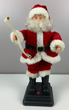 Animated Musical Santa Claus Figure Christmas Decoration Vintage Gemmy Holiday picture
