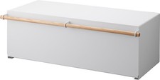 Yamazaki Bread Case Wide White Approx. W65 x D31.5 x H22cm TOSCA Bread Case 31L picture