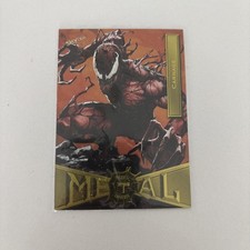 2021 Skybox Marvel Metal Universe Spider-Man Carnage Light FX Gold #18  picture