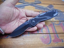 Kershaw Blur 1670GBBLKST Pocket Knife Combo Edge Blade USA Glass Breaker picture
