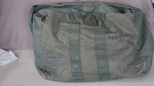 Vintage 1972 US Military Kit Bag Flyers Canvas Aviator Flight Duffel  REBMAR r picture