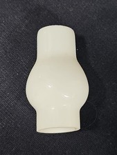 Vintage Miniature Oil Lamp Chimney Shade Milk Glass 7/8
