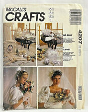 1989 McCalls Sewing Pattern 4207 Bridal Accessories 13 Wedding Designs Vntg 8703 picture