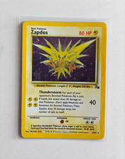 Pokémon TCG 1999 Vintage Zapdos Fossil Rare Holo 15/62 LP picture