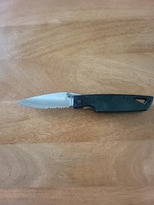 Buck 175GR 1999 Lightning Model, Green &Balck Marble Handle picture
