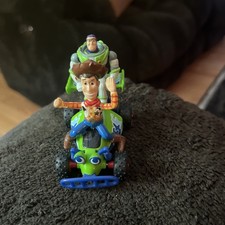 WDW Thinkway Toy 2001 Disney Stars & Motor Cars Parade MGM Buzz Woody Car Pixar picture