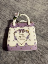 “Sisters Are Gifts To Treasure Forever Hand Crafted Porcelain Keepsake 24k G Ten picture